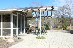 Back patio, 2017