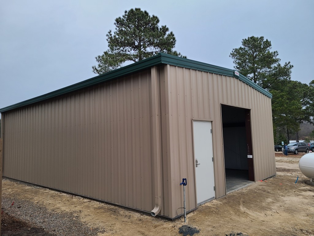 New maintenance shop/storage building