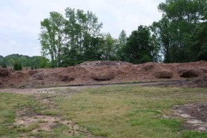 JLBG leaf mulch stock pile