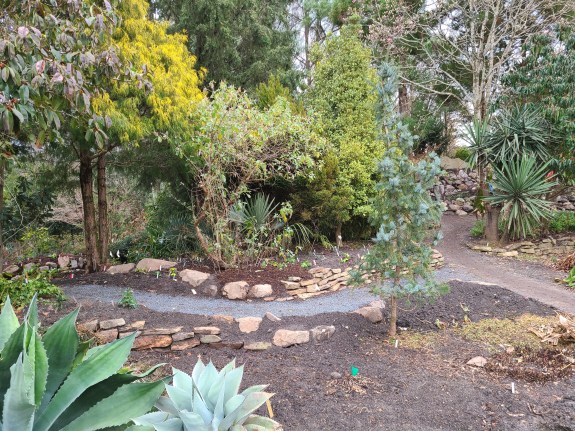 Mt. Michelle border rocking complete, 2022