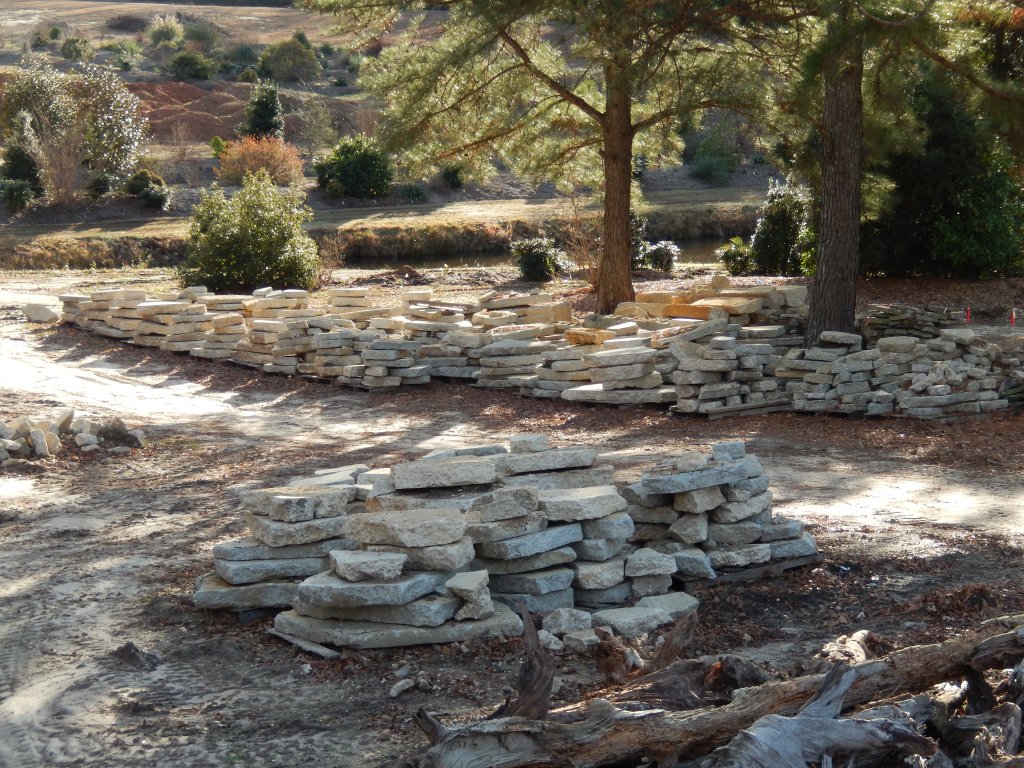 Urbanite stockpile