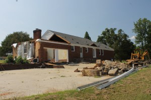 Yde house with garage removed, 2015